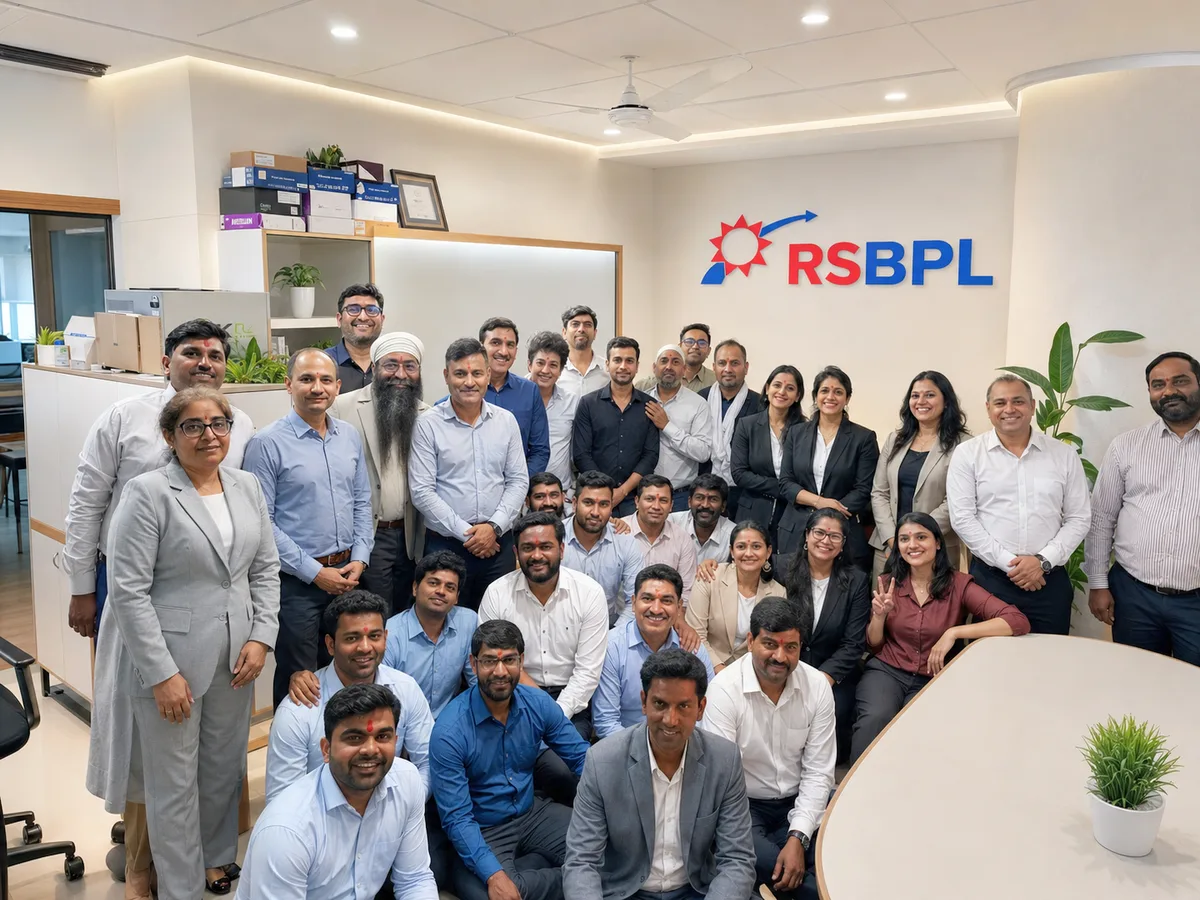The RSBPL team at their Delhi office
