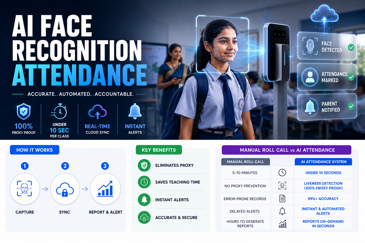 Why Schools Are Ditching Roll Calls for AI Face Recognition Attendance Systems